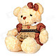 Cute PP Cotton + Plush Bear Toy - Beige