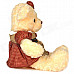 Cute PP Cotton + Plush Bear Toy - Beige