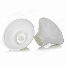 Creative Portable Silicone Speaker for Iphone 5 - White (2 PCS)