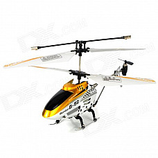 Lanxiang 701 Mini Rechargeable 3-Channel IR Remote Control Helicopter - Golden + Black + Silver