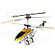 Lanxiang 701 Mini Rechargeable 3-Channel IR Remote Control Helicopter - Golden + Black + Silver