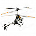 Lanxiang 701 Mini Rechargeable 3-Channel IR Remote Control Helicopter - Golden + Black + Silver