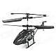 8004 2.5-CH R/C Helicopter w/ IR Controller & Replacement Plane Head - Black + White