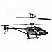 8004 2.5-CH R/C Helicopter w/ IR Controller & Replacement Plane Head - Black + White