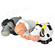 Cute Nodding Head Gum Cow / Horse / Sheep Set - White + Grey + Black (3 PCS)