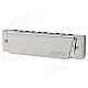 Easttop Mini 10-Holes Blues Harmonica - Silver