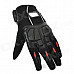 PRO-BIKER MCS-22 Full-Fingers Motorcycle Racing Gloves - Black (Pair / Size M)