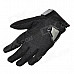 PRO-BIKER MCS-22 Full-Fingers Motorcycle Racing Gloves - Black (Pair / Size M)