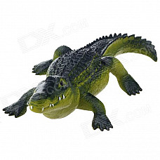 OP05 Fierce Crocodile Shaped Table Decoration - Deep Green + Yellow Green