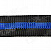 William Stylish Nylon Guitar Strap Belt - Blue + Black