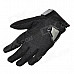 PRO-BIKER MCS-22 Full-Fingers Motorcycle Racing Gloves - Black (Pair / Size XL)