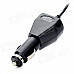 Mini USB Car Cigarette Lighter Powered Charger - Black (300cm-Cable)