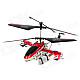 Lanxiang 7708 Mini Rechargeable 4-Channel IR Remote Control Helicopter - Red + Black + Silver