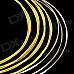 AM04 Stainless Steel + Copper Alloy Guitar Strings Set - Golden + Silver (8PCS)