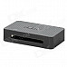 D12090024 USB2.0 TF / SD / MMC / MS / M2 / MS Pro All-in-One Memory Card Reader - Black (Max 32GB)