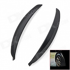 Universal Car Fender Flares Wheel Lip - Black (2 PCS / 25cm Length)