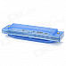 William 10-Hole C-Key Complex Tone Children Harmonica - Blue