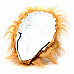 Lion Pattern Foam + Plush Mask for Cosplay / Halloween Costume - Yellow