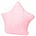 Smiling Star Style Plush + Cotton Colorful Flash Light Cushion - Pink (3 x AA)