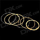 Martin M140 Silvered Steel + Bronze Folk Guitar String Set - Silver + Golden (6PCS)