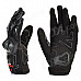 Scoyco MC12 Full-Fingers Motorcycle Racing Gloves - Black (Pair / Size M)