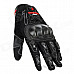 Scoyco MC12 Full-Fingers Motorcycle Racing Gloves - Black (Pair / Size M)