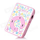 Mini Pressing Button MP3 Player w/ TF - Pink