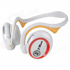 X6 Bluetooth v1.2 Stereo Headphones w/ Microphone / FM / TF - White