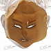 Halloween Scary Devil Mask with Long White Hair (White)