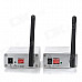 5.8GHz 1.5W Wireless Signal Receiver and Transmitter Kit - Silver