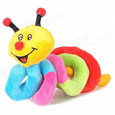 Plush Baby Snake Toy with Suction Cup - Multi-Color