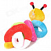 Plush Baby Snake Toy with Suction Cup - Multi-Color