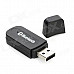 Bluetooth V2.0+EDR USB Drive Audio Receiver w/ 3.5mm Audio Male to Male Cable - Black