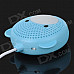 AOPU A-30 Bear Style Single-Channel Mini Speaker - Blue + White