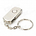 Rotational Aluminum USB 2.0 Flash Drive - Silver (8GB)