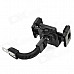 Motorcycle 360 Degree Rotating Mount Holder for GPS / Cell Phone / Walkie Talkie / MP4 - Black
