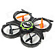 UDIR/C U816A 2.4GHz Remote Controlled 4-Channel UFO Aircraft Helicopter - Black + Grey + Orange