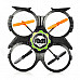 UDIR/C U816A 2.4GHz Remote Controlled 4-Channel UFO Aircraft Helicopter - Black + Grey + Orange