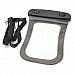 Protective Waterproof Pouch w/ Strap for Ipod Touch -Black