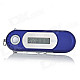 XP9143 1.2" Display USB Flash Drive Type MP3 Player w/ Microphone / FM (4GB / 1 x AAA)