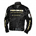 Pro-biker JK-02 Professional Polyester Motorcycle Riding Jacket - Black + Silver + Golden (Size XL)