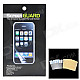 Protective Glossy Screen Protectors w/ Cleaning Cloths for Ipod Nano 7 - Transparent White (5 PCS)