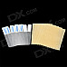 Protective Glossy Screen Protectors w/ Cleaning Cloths for Ipod Nano 7 - Transparent White (5 PCS)