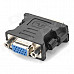 DVI 24+5 Male to VGA Female Converter / Adapter - Black