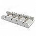 Instrument 4-String Electric Bass Bridge Saddle - Silver (80mm)