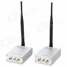 2.5GHz 2.5W Wireless Transmitter and Receiver Kit w/ Antennas - Silver