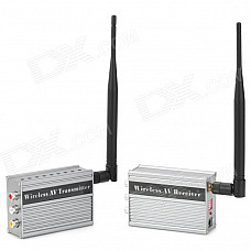 2.4GHz 3.5W Wireless Transmitter and Receiver Kit w/ Antennas - Grey