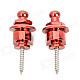 Security Guitar Strap Locks - Red (2 PCS)