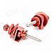 Security Guitar Strap Locks - Red (2 PCS)