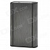 FOCUS JUNLANG Aluminum Alloy + Plastic Automatic Cigarette Case - Black